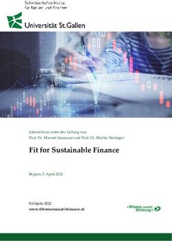 Fit for Sustainable Finance - Schweizerisches Institut f&uuml;r ...