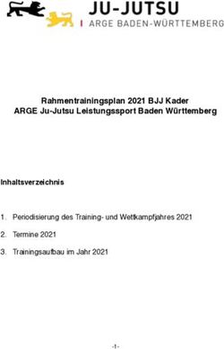 Rahmentrainingsplan 2021 BJJ Kader ARGE Ju-Jutsu Leistungssport Baden W&uuml;rttemberg - Inhaltsverzeichnis - Ju-Jutsu ARGE