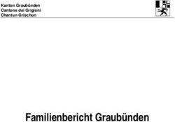 Familienbericht Graubünden - Kanton Graubünden Cantone dei Grigioni Chantun Grischun