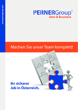 Machen Sie unser Team komplett! - Ihr sicherer Job in &Ouml;sterreich.