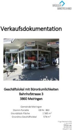 Verkaufsdokumentation - Gesch&auml;ftslokal mit B&uuml;ror&auml;umlichkeiten Bahnhofstrasse 3 3860 Meiringen - Br&uuml;gger Immotreuhand AG