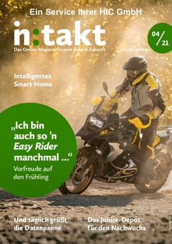 "Ich bin auch so 'n Easy Rider manchmal - Vorfreude auf den Fr&uuml;hling - Die FinanzConcepter