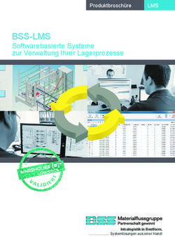 BSS-LMS Softwarebasierte Systeme zur Verwaltung Ihrer Lagerprozesse - LMS
