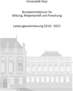 Bildung, Wissenschaft und Forschung - Leistungsvereinbarung 201 9 - 2021 Universität Graz - Uni Graz