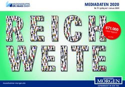 MEDIADATEN 2020 671.000 - Mannheimer Morgen
