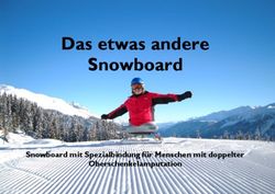 Das etwas andere Snowboard - Snowboard mit Spezialbindung f&uuml;r Menschen mit doppelter Oberschenkelamputation