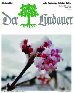 MITTEILUNGSBLATT LINDAUTAGELSWANGENWINTERBERGGRAFSTAL