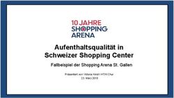 Aufenthaltsqualit&auml;t in Schweizer Shopping Center - Fallbeispiel der Shopping Arena St. Gallen