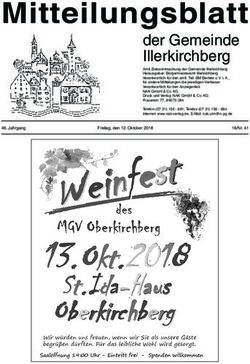 Mitteilungsblatt der Gemeinde Illerkirchberg