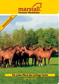 Für jedes Pferd das richtige Futter 2018/2019 - BayWa