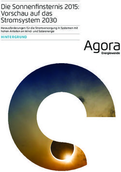 Die Sonnenfinsternis 2015: Vorschau auf das Stromsystem 2030 - Hintergrund Herausforderungen f&uuml;r die Stromversorgung in Systemen mit hohen ...