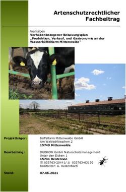 Artenschutzrechtlicher Fachbeitrag