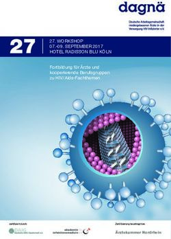 27 27. WORKSHOP 07.-09. SEPTEMBER 2017 HOTEL RADISSON BLU K&Ouml;LN - Fortbildung f&uuml;r &Auml;rzte und kooperierende Berufsgruppen zu HIV/Aids-Fachthemen ...