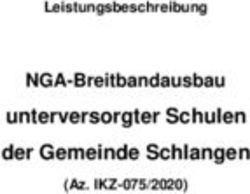 Unterversorgter Schulen der Gemeinde Schlangen - NGA-Breitbandausbau Leistungsbeschreibung - Breitband ...