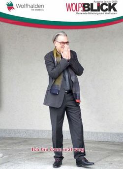 Ich bin dann mal weg - Ausgabe Januar 2020 Gemeinde-Mitteilungsblatt Wolfhalden - Gemeinde Wolfhalden
