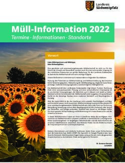 M&uuml;ll-Information 2022 - Termine Informationen Standorte - Landkreis S&uuml;dwestpfalz