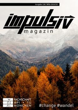 #CHANGE #WANDEL - AUSGABE 136 | WISE 2019/20 - TUM