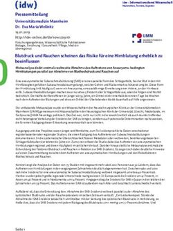 Blutdruck und Rauchen scheinen das Risiko f&uuml;r eine Hirnblutung erheblich zu beeinflussen