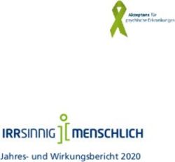 Jahres- und Wirkungsbericht 2020 - Irrsinnig Menschlich eV