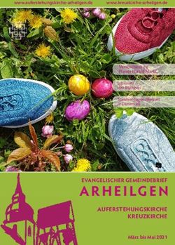 ARH EI LGEN AUFERSTEHUNGSKIRCHE KREUZKIRCHE - EVANGELISCHER GEMEINDEBRIEF - Kreuzkirche Arheilgen