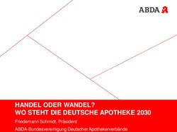 HANDEL ODER WANDEL? WO STEHT DIE DEUTSCHE APOTHEKE 2030 - Friedemann Schmidt, Pr&auml;sident ABDA-Bundesvereinigung Deutscher Apothekerverb&auml;nde
