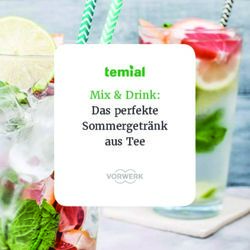 Mix & Drink: Das perfekte Sommergetr&auml;nk aus Tee - Vorwerk ...