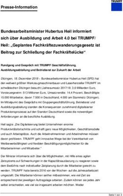 Presse-Information Bundesarbeitsminister Hubertus Heil informiert sich &uuml;ber Ausbildung und Arbeit 4.0 bei TRUMPF/ Heil: "Geplantes ...