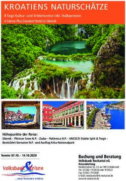 KROATIENS NATURSCHÄTZE - Volksbank Neckartal