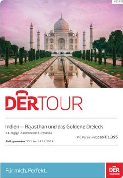 Indien - Rajasthan und das Goldene Dreieck - 14-tägige Rundreise mit Lufthansa Abfl ugtermine: 22.2. bis 14.11.2018 - ARCD Reisebüro