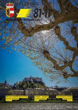 FACHMAGAZIN / AUSGABE 1/2021 - KÜNFTIGE FAHRPREISGESTALTUNG FÜR EINE TAXIFAHRT Seiten 3-4 OPTIMIST - PESSIMIST, DU ENTSCHEIDEST! - Taxi 81-11