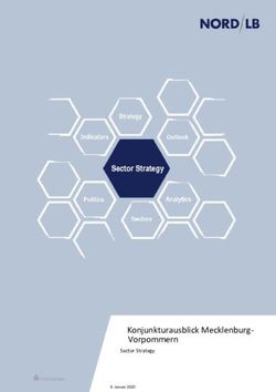 Konjunkturausblick Mecklenburg-Vorpommern - Sector Strategy - LFI M-V