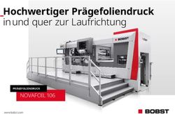 Hochwertiger Pr&auml;gefoliendruck - in und quer zur Laufrichtung - NOVAFOIL 106