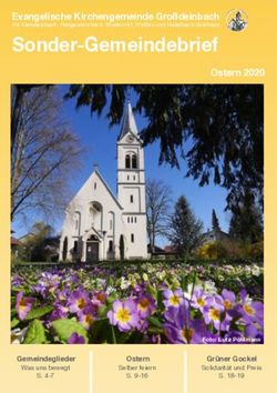 Sonder-Gemeindebrief Evangelische Kirchengemeinde Gro&szlig;deinbach - Evangelische ...
