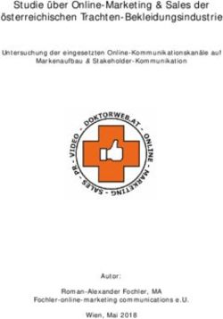 Studie &uuml;ber Online-Marketing & Sales der &ouml;sterreichischen Trachten-Bekleidungsindustrie