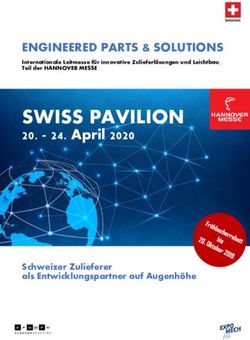 SWISS PAVILION 20 - April 2020 - ENGINEERED PARTS & SOLUTIONS - EXPOMECH