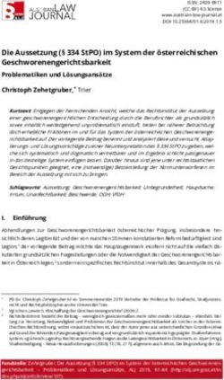 DIE AUSSETZUNG ( 334 STPO) IM SYSTEM DER &Ouml;STERREICHISCHEN GESCHWORENENGERICHTSBARKEIT