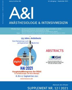 ANÄSTHESIOLOGIE & INTENSIVMEDIZIN