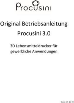 Original Betriebsanleitung Procusini 3.0 - 3D Lebensmitteldrucker f&uuml;r gewerbliche Anwendungen