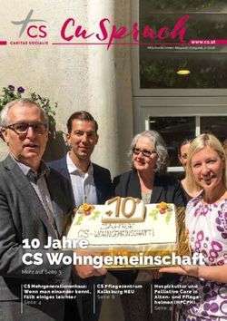 10 Jahre CS Wohngemeinschaft - Caritas Socialis