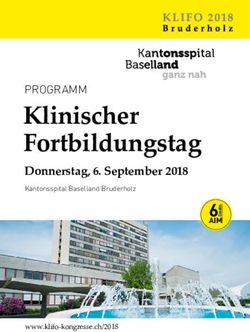 Klinischer Fortbildungstag - Donnerstag, 6. September 2018 Kantonsspital Baselland Bruderholz - KLIFO - Bruderholz