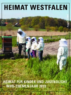 HEIMAT WESTFALEN - HEIMAT FÜR KINDER UND JUGENDLICHE - WHB-THEMENJAHR 2019 - WESTFÄLISCHER HEIMATBUND