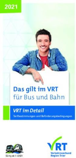 Das gilt im VRT f&uuml;r Bus und Bahn - VRT im Detail 2021 - Busunternehmen ROBERT ...