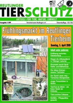 Fr&uuml;hlingsmarkt im Reutlinger Tierheim - TIERSCHUTZLANDES TIERSCHUTZ VERBAND - Tierheim Reutlingen