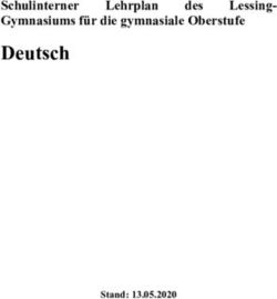 Deutsch Schulinterner Gymnasiums f&uuml;r die gymnasiale Oberstufe - Lehrplan - Lessing-gymnasium.eu