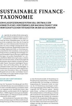 SUSTAINABLE FINANCE-TAXONOMIE - BMWi