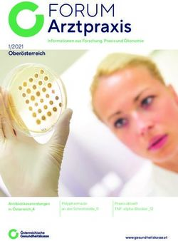 FORUM Arztpraxis 1/2021 Ober&ouml;sterreich - &Ouml;GK