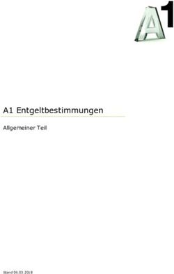 A1 Entgeltbestimmungen - Allgemeiner Teil - A1.net