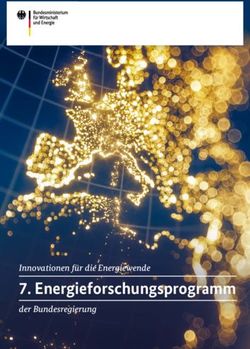 Energieforschungsprogramm - Innovationen für die Energiewende - BMWi