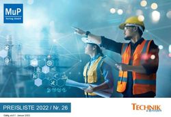 PREISLISTE 2022 / Nr. 26 - PREISLISTE 2013 Nr. 17 - Technik in Bayern