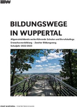 BILDUNGSWEGE IN WUPPERTAL - Allgemeinbildende weiterführende Schulen und Berufskollegs Erwachsenenbildung - Zweiter Bildungsweg Schuljahr 2022/2023